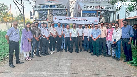 First consignment of 155 mm shells left from Nagpur