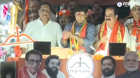 Pappu Kalani Kumar Ailani political campaign of Dr Shrikant Shinde development rally