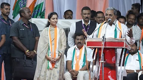 Congress candidate Priyanka Satish Jarkiholi
