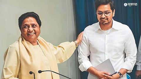Mayawati And Akash Anand