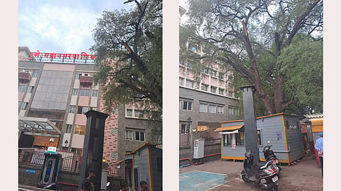 Hoarding to pune municipal corporation