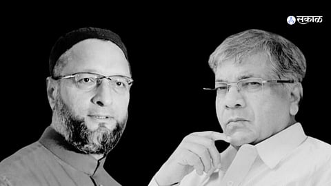 Prakash Ambedkar Asaduddin Owaisi 
