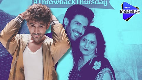 Kartik Aaryan with mother