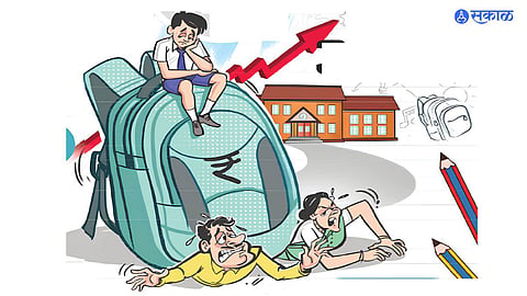 parents union strike over 20 percent fee hike satara school