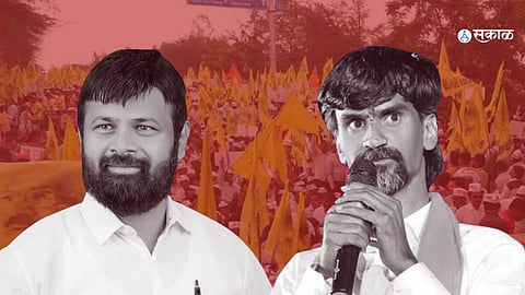 Manoj Jarange Patil and Laxman Hake