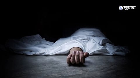 Police investigate the scene after a fatal clash over a social media status in Beed district.