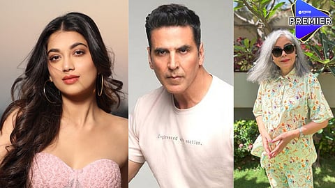 Akshay Kumar & Zeenat Aman 