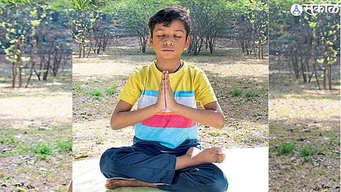 Meditation for children helps improve focus aware of body sensations