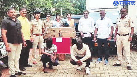 Suspects arrested by Adgaon police.