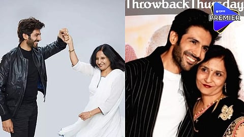 Kartik Aaryan with his mother