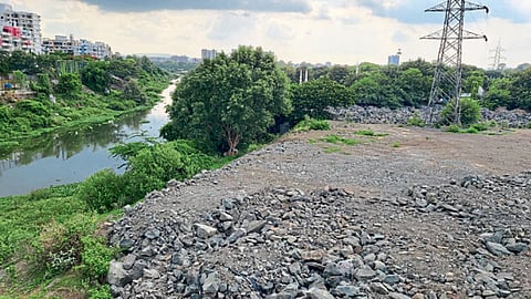 Inundation of Pavana riverbed