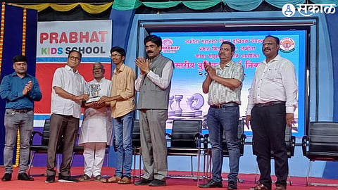 Krishna gets selected for state level chess tournament buldana