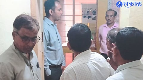 At the primary health center Zilla Parishad Chief Executive Officer Mr. Ankit, District Health Officer Dr. Sachin Bhayekar etc.