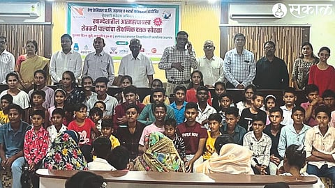 170 children were honored with the child in the educational adoption program by Bharari Foundation
