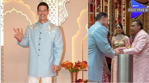 John Cena at Ambani's wedding 