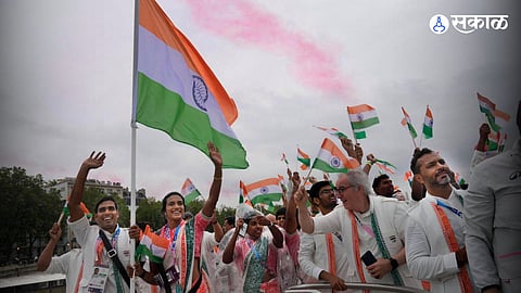 India at Paris Olympic 2024 Opening Ceremony