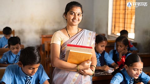 Teachers with students