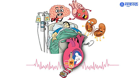 human body organs and health doctor heart attack case 