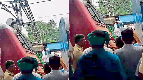 farmer protest for water 