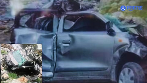 काश्मीरमध्ये भीषण अपघात; एकाच कुटुंबातील पाच मुलांसह ८ जणांचा मृत्यू