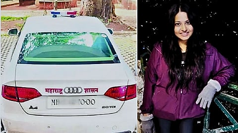 Trainee IAS officer Pooja Khedkar Audi car