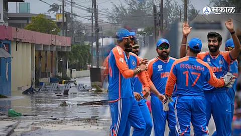 Team India Stuck in Barbados