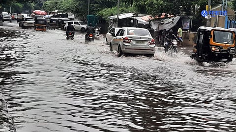 Heavy rainfall in Pune has led to waterlogging, traffic congestion, and a drop in temperatures across the city.