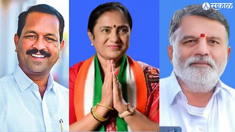 MP Bhaskar Bhagare, MP Dr. Shobha Bachhav, MP Rajabhau Waje