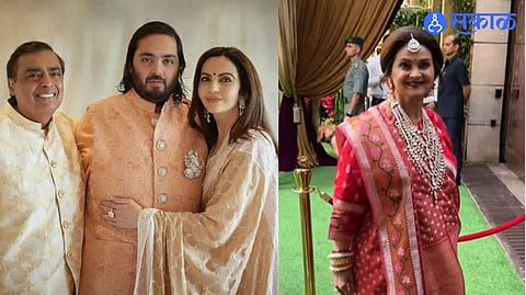 Anant Radhika pre wedding function Mukesh Ambani Sister Deepti Salgaonkar net worth
