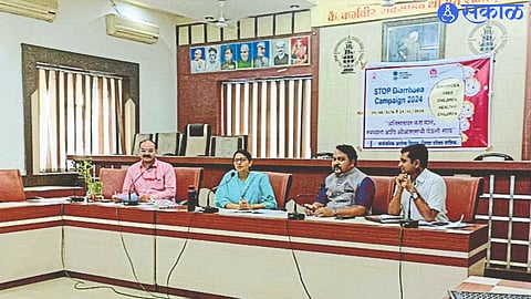 During the meeting held in Zilla Parishad on Tuesday Chief Executive Officer Ashima Mittal, District Health Officer Dr. Sudhakar More,