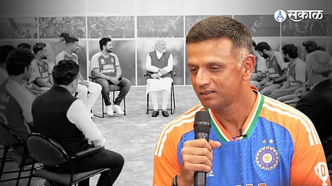Rahul Dravid Meet PM Narendra Modi 