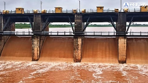 Water flowing from Susri Dam.