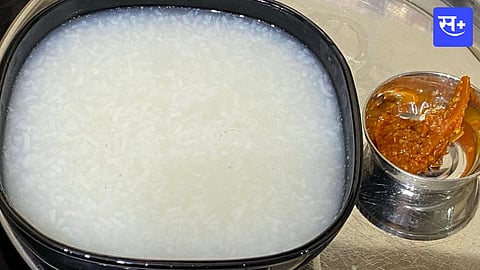 उकड्या तांदळाची  पेज