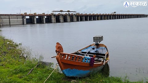 Ujani dam water level