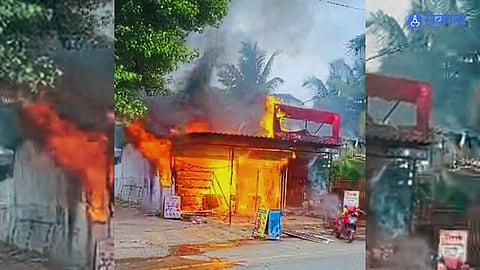 Fire News: बालिकाश्रम रस्त्यावर आगीत तीन दुकाने भस्मसात; लाखो रुपयांचे नुकसान