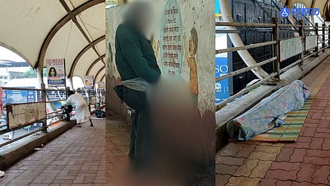 KDMC: डोंबिवली स्कायवॉकवर गर्दुल्ल्यांचा हैदोस, प्रवाशांसमोर लघुशंका, महिलांमध्ये असुरक्षितता 