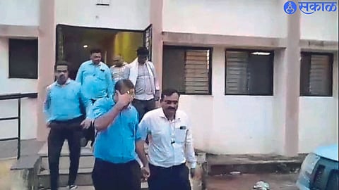 Group Development Officer Vijay Londhe arrested on Thursday by a team of Nandurbar Anti-Corruption Department.