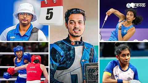 India in Paris Olympic Day 5
