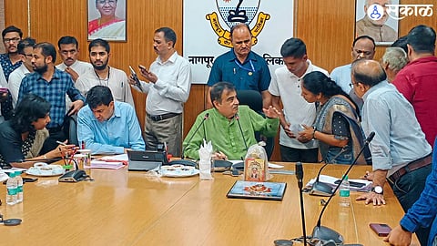 warning of strike with all mla nitin Gadkari over Uppalwadi issue nagpur politics 