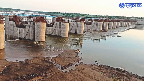 Work under construction phase of Nim Tapi Project in Amalner Taluka. (archived photo)