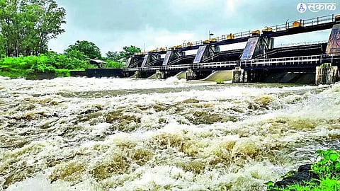 
Bhandardara Dam Overflow 
