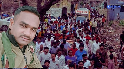 सुट्टीसाठी आलेल्या सैनिकाचा जिन्यावरून घसरला पाय अन् झाला मृत्यू, गावावर शोककळा  