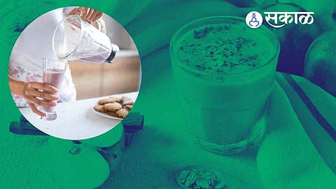 Apple And Makhana Smoothie