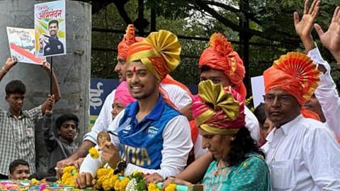 Olympic Bronze Medalist Swapnil Kusale Kolhapur