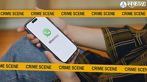 beed youth put status on whatsapp and end his life crime news