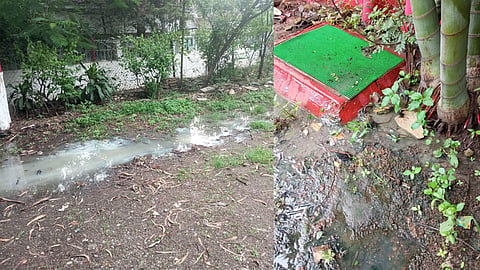 Waste Water on mg road