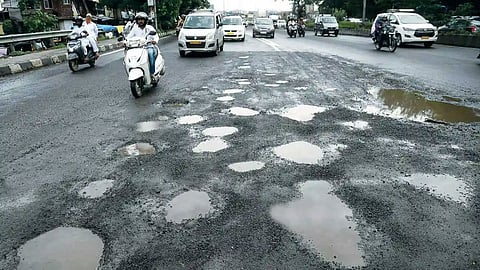highway pothole
