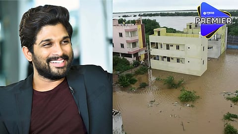 Allu Arjun : आंध्रप्रदेश आणि तेलंगणातील पूरग्रस्तांसाठी पुष्पा आला धावून ; इतक्या करोड रुपयांची मदत केली जाहीर  