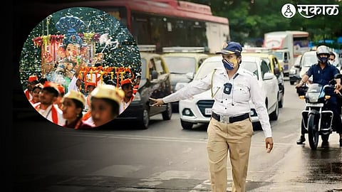 Traffic Change in Ganeshotsav 