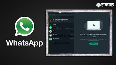 whatsapp mac app shutdown in 54 days